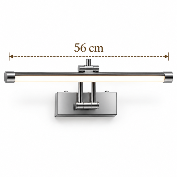 Applique LED Tableau – Argenté 1 Position