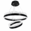 Lustre LED Moderne en Cristal Noir