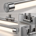 Applique LED Tableau – Argenté 1 Position – Image 2