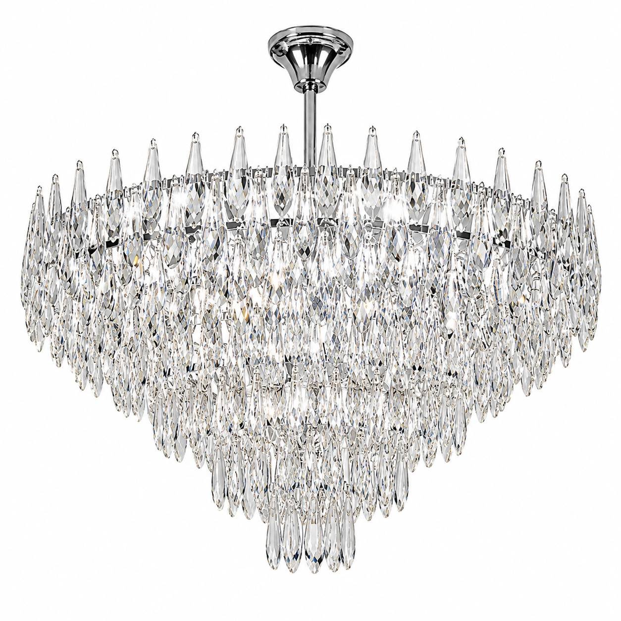 photo_2026-07-21_18-28-46 Lustre Cascade Cristal Luxury Chrome – Image 1