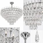 Lustre Cascade Cristal Luxury Chrome – Image 5