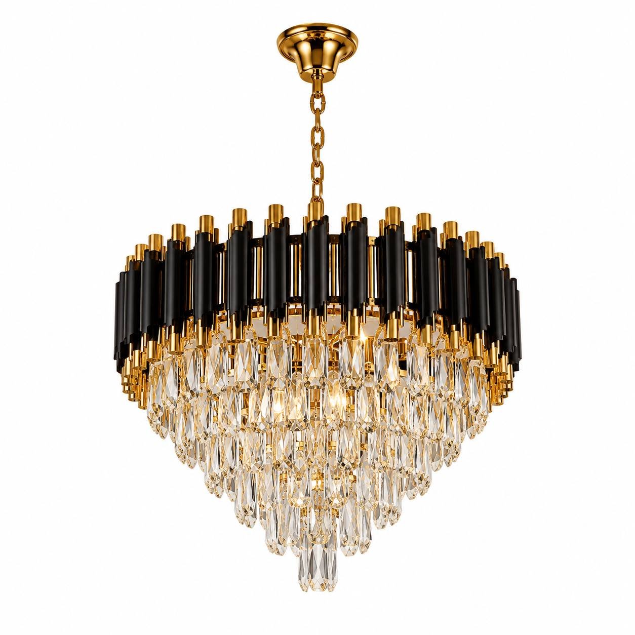 photo_2026-07-21_18-50-10 Lustre Tambour Cristal Luxury Noir & Or – Image 1