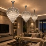Lustre Carré Cristal Luxury Chrome – Image 3