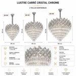 Lustre Carré Cristal Luxury Chrome – Image 2