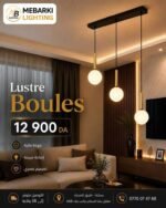 Suspension Linéaire Moderne – 3 Boules en Verre Dépoli – Image 4