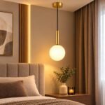 Suspension Moderne Minimaliste – Boule en Verre Dépoli – Image 2