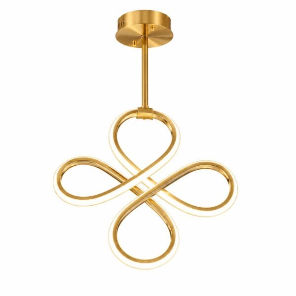 Suspension LED Moderne Infinity – Finition Dorée