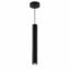 Suspension LED Cylindrique Minimaliste – Noir Mat