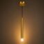 Suspension LED Tubulaire – Finition Dorée