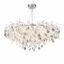 Lustre Feuilles Cristal Luxe – Finition Chrome