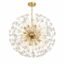 Lustre Sputnik Cristal Luxe – Finition Dorée