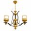 Lustre Classique Moderne 3 Lumières – Noir & Doré