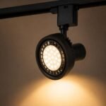 Projecteur LED Complet sur Rail Professionnel 35W / 45W – Noir – Image 3