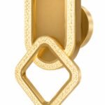 Applique Murale LED Géométrique Doré Champagne – Image 4