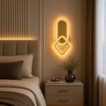 Applique Murale LED Géométrique Doré Champagne – Image 2