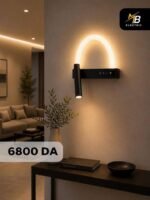Applique Murale LED Noire avec Spot de Lecture – Image 5