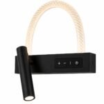 Applique Murale LED Noire avec Spot de Lecture – Image 4