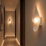 Applique Murale LED Design Organique Blanche – Image 2