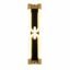 Applique Murale LED Design Maillon Dorée et Noire
