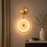 Applique Murale LED Ronde Dorée – Image 4