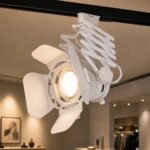 Projecteur LED sur Rail Blanc Professionnel – Compatible GU10 – Image 3