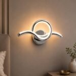 Applique Murale LED Spirale Chrome – Image 3