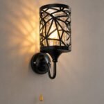 Applique Murale Vintage Cage Noire – Image 3