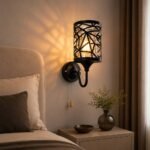 Applique Murale Vintage Cage Noire – Image 2
