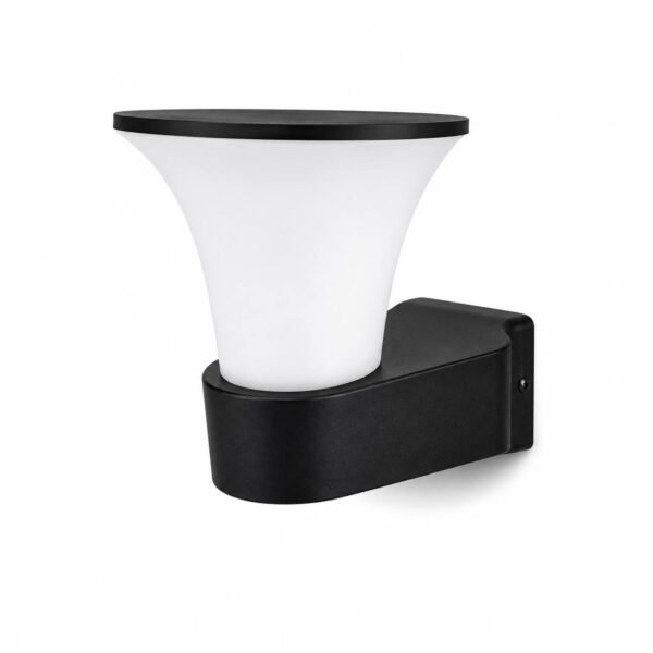 Applique Extérieure LED Tulipe Noire