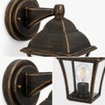 Applique Extérieure Lanterne Vintage Bronze – Image 4