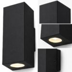 Applique Extérieure LED Rectangulaire Noire – Image 3