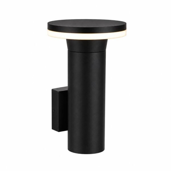 Applique Extérieure LED Cylindrique à Anneau Lumineux