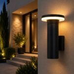 Applique Extérieure LED Cylindrique à Anneau Lumineux – Image 2
