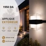 Applique Extérieure LED Cubique Noire – Image 4