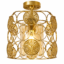 Lustre Fer Forgé Doré – Design Médaillons