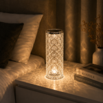 Veilleuse LED Cylindrique Cristal – 3 Modes d’Éclairage – Image 3