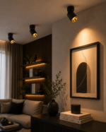 Spotlight Apparent Orientable Noir & Doré – Image 4