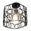 Lustre Fer Forgé Cercle Noir