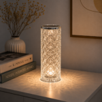 Veilleuse LED Cylindrique Cristal – 3 Modes d’Éclairage – Image 2