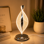 Veilleuse LED Décorative Flamme Argentée avec Effet Cristal – Image 2
