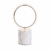 Veilleuse LED Anneau – Base Effet Marbre Blanc