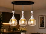 Lustre Fer Forgé Design Géométrique – Image 4