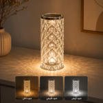 Veilleuse LED Cylindrique Cristal – 3 Modes d’Éclairage – Image 4