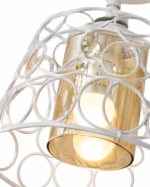 Lustre Fer Forgé Cercle – Design Ajouré – Image 2