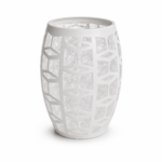 Lustre Fer Forgé Géométrique Blanc — Design Moderne – Image 3