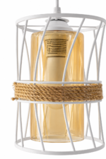 Lustre Fer Forgé Blanc – Image 2