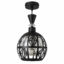 Lustre Fer Forgé Noir – Modèle Globe Géométrique