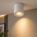 Spotlight Apparent Orientable Blanc & Doré – Image 3