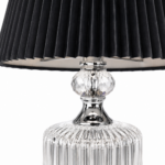 2 Pièces Veilleuse Classique à Abat-Jour Plissé – 3 Modes d’Éclairage – Image 2