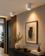 Spotlight Apparent Orientable Blanc & Doré – Image 4